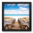 Quadro Decorativo - Praia - 33cm X 33cm - 145qdpp