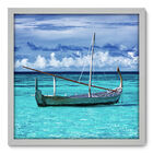 Quadro Decorativo - Praia - 50cm X 50cm - 004qnpcb