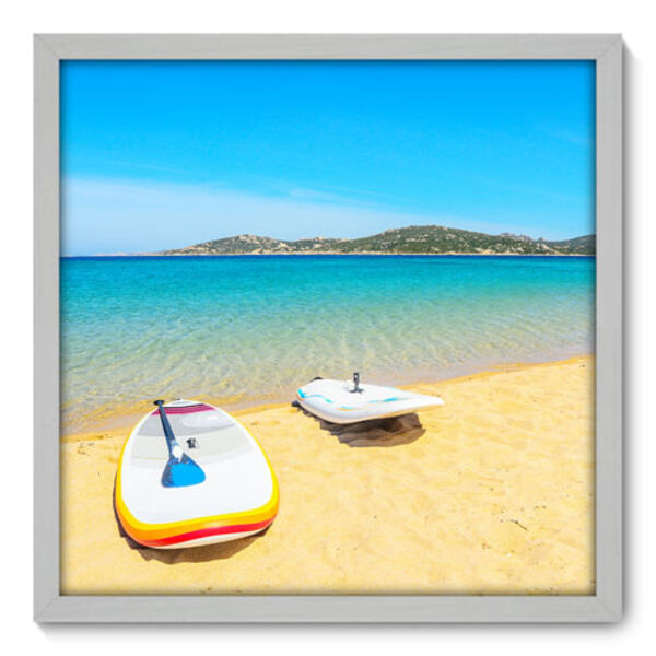 Quadro Decorativo - Praia - 50cm X 50cm - 049qnpcb