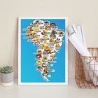 Quadro Decorativo Pratos Típicos Ao Redor Do Mundo 33x24cm Mo