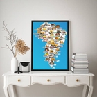 Quadro Decorativo Pratos Típicos Ao Redor Do Mundo 45x34cm Mo