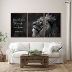 Quadro Decorativo Preto E Branco Nunca Foi Sorte, Sempre Foi