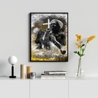 Quadro Decorativo Preto E Preta Velha- Adorei As Almas 45x34c