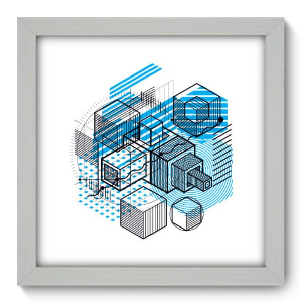 Quadro Decorativo - Projeto - 22cm X 22cm - 122qnaab