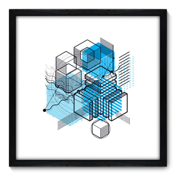 Quadro Decorativo - Projeto - 50cm X 50cm - 120qnacp