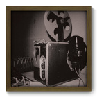 Quadro Decorativo - Projetor Antigo - 33cm X 33cm - 004qdhm