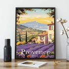 Quadro Decorativo Provence - France 33x24cm Moldura:madeira B