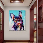Quadro Decorativo Pug Estilo Pintura 1 Peça