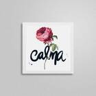 Quadro Decorativo Quadrado Calma 20x20cm Moldura:madeira Bran