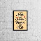 Quadro Decorativo Quanto Mais Você Trabalha Melhor Você Fica