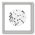 Quadro Decorativo - Rabiscos - 33cm X 33cm - 182qnabb