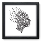 Quadro Decorativo - Rabiscos - 33cm X 33cm - 185qddp