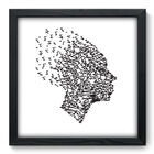 Quadro Decorativo - Rabiscos - 33cm X 33cm - 185qddp