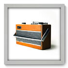 Quadro Decorativo - Rádio - 33cm X 33cm - 017qnvbb