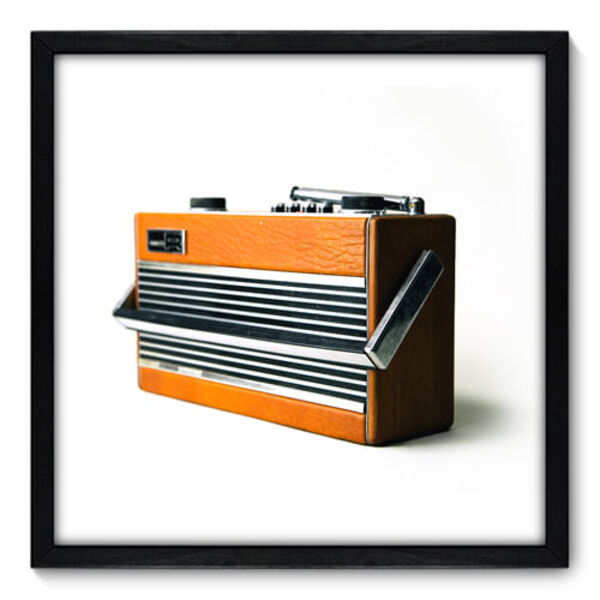 Quadro Decorativo - Rádio - 50cm X 50cm - 017qnvcp