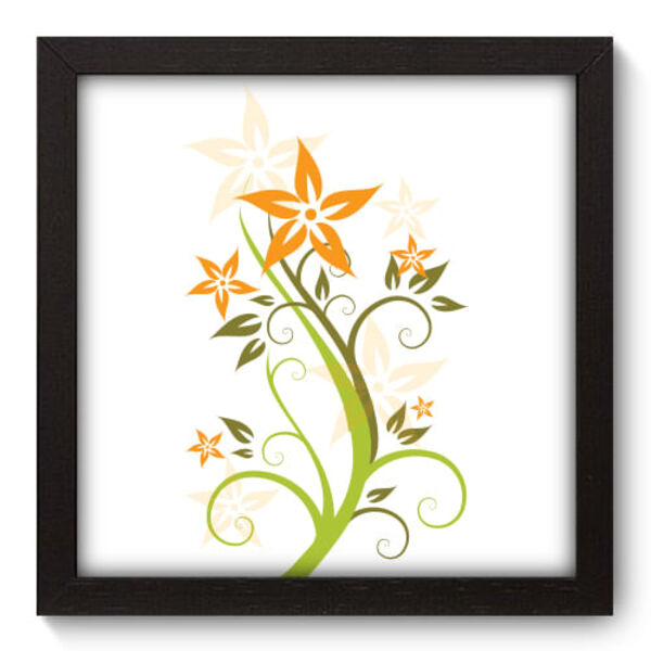 Quadro Decorativo - Ramo - 22cm X 22cm - 027qdfp