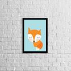 Quadro Decorativo Raposinha Baby 45x34cm A3 (45 X 34)