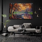 Quadro Decorativo Realista Paisagem Natural Com Moldura E Sem