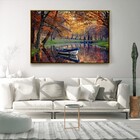 Quadro Decorativo Realista Paisagem Natural Com Moldura E Sem