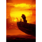 Quadro Decorativo Rei Leao Simba E Mufasa 20x25