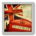 Quadro Decorativo - Reino Unido - 22cm X 22cm - 053qnmab