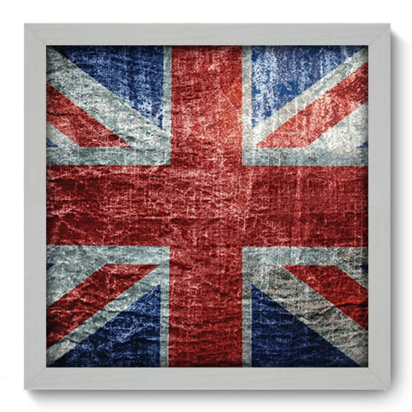 Quadro Decorativo - Reino Unido - 33cm X 33cm - 051qdmb