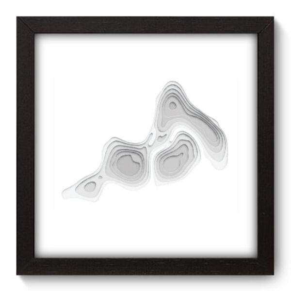 Quadro Decorativo - Relevo - 22cm X 22cm - 203qnaap