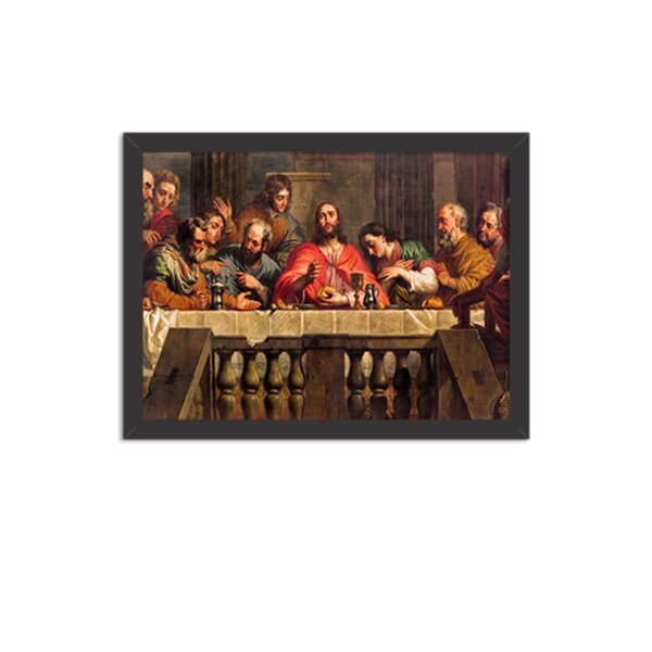 Quadro Decorativo Religião A Ceia De Cristo