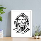 Quadro Decorativo Religião Rosto De Cristo