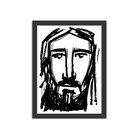 Quadro Decorativo Religião Rosto Do Rei Cristo