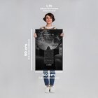 Quadro Decorativo Religioso Bíblia Salmo 91 1 Tela 80x120cm P