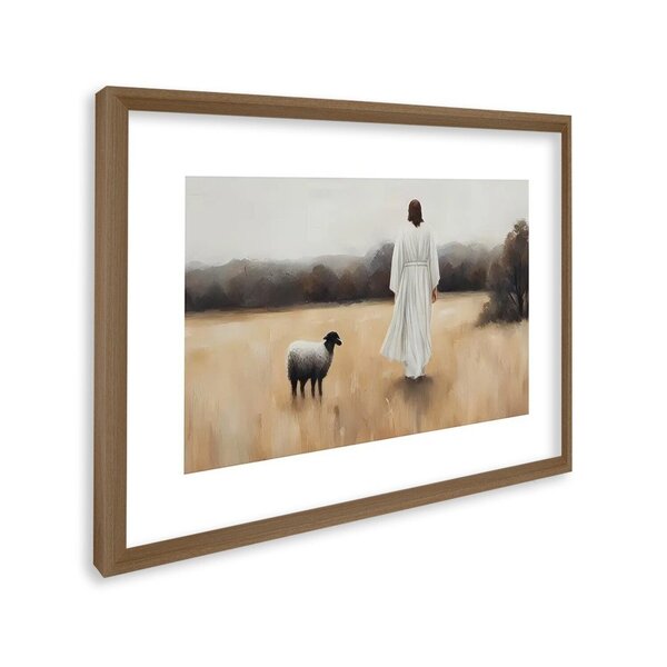Quadro Decorativo Religioso Cordeiro De Deus 1 Tela 80x120cm