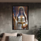 Quadro Decorativo Religioso Deusa Grega Com Moldura E Vidro P