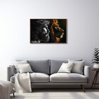 Quadro Decorativo Religioso Jesus E O Leão Com 1 Tela Cm Ou C