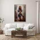 Quadro Decorativo Religioso Jesus Em Oração 1 Tela 80cm X 120