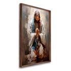 Quadro Decorativo Religioso Jesus Em Oração 1 Tela Para Sala