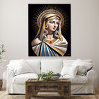 Quadro Decorativo Religioso Maria, Mãe Divina - 100x70 Cm