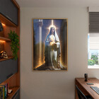 Quadro Decorativo Religioso Nossa Senhora Em Volta Da Luz Com