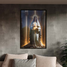 Quadro Decorativo Religioso Nossa Senhora Em Volta Da Luz Com