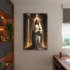 Quadro Decorativo Religioso Nossa Senhora Em Volta Da Luz Com