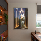 Quadro Decorativo Religioso Nossa Senhora Em Volta Da Luz Com