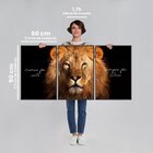 Quadro Decorativo Religioso Nunca Foi Sorte, Sempre Foi Deus