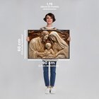 Quadro Decorativo Religioso Sagrada Família 1 Tela 60x90 Para