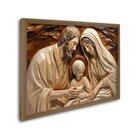 Quadro Decorativo Religioso Sagrada Família 1 Tela 60x90 Para