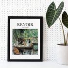 Quadro Decorativo Renoir La Grenouillère 33x24cm Moldura:made