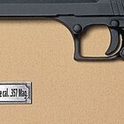 Quadro Decorativo Réplica Desert Eagle - Clássico