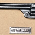 Quadro Decorativo Réplica Smith & Wesson Sa - Clássico