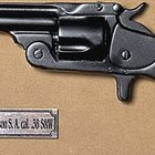 Quadro Decorativo Réplica Smith & Wesson Sa - Clássico