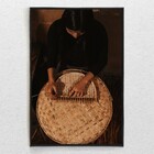 Quadro Decorativo Retrato Abstrato Alme Com Moldura E Sem Vid