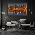 Quadro Decorativo Retrato Gantry Plaza State Park Com Moldura